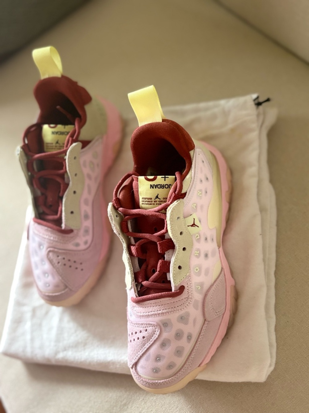 2021 Jordan Delta 2 Pink & Burgundy - Picture 4 of 9